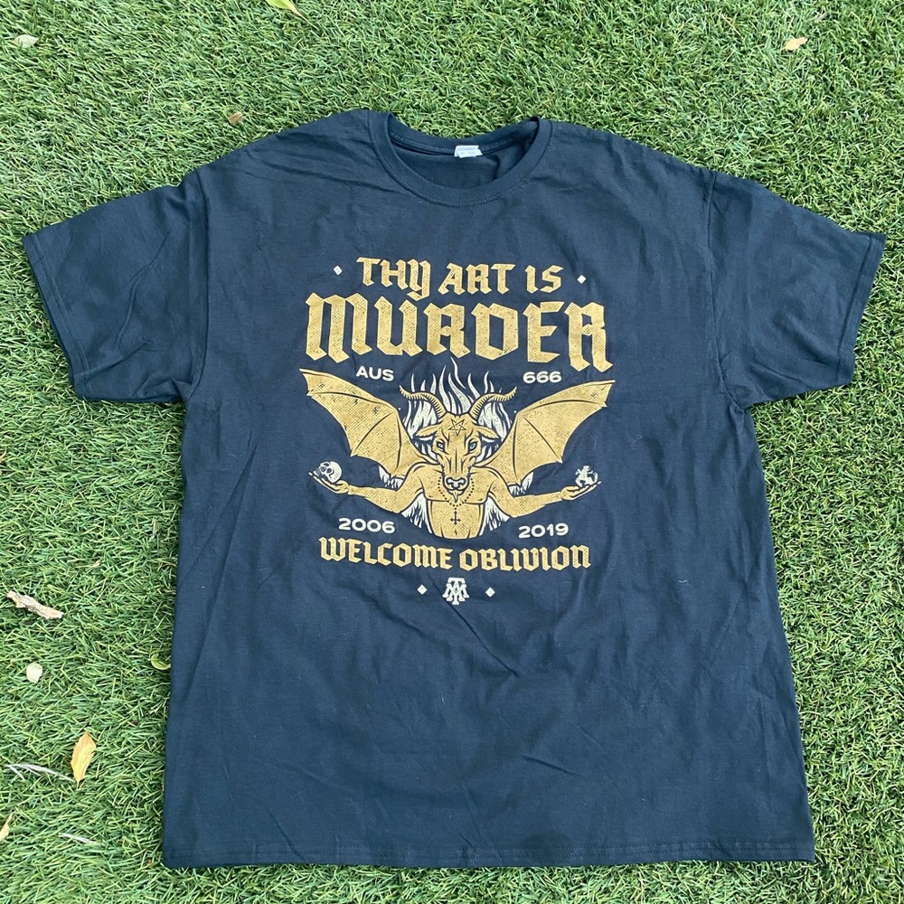 Thy Art is Murder death metal hardcore band tee XL